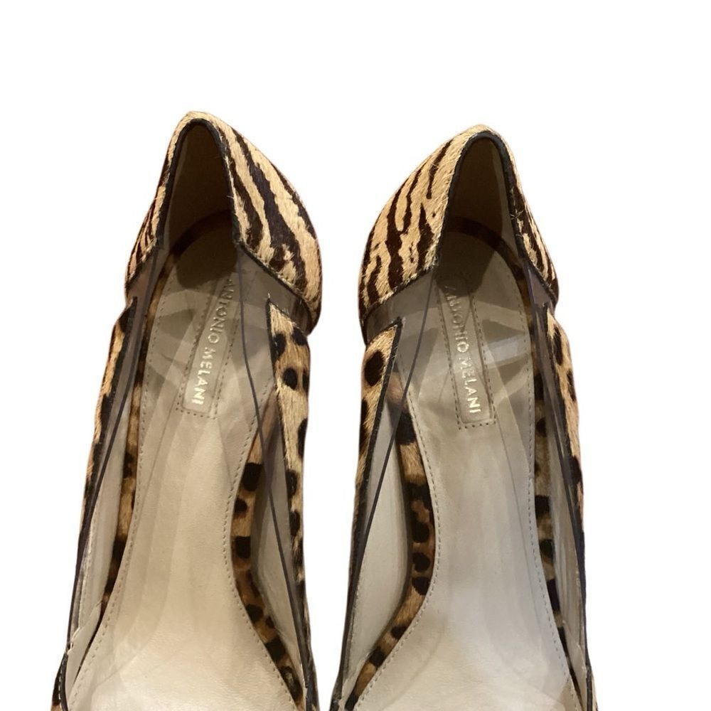 ANTONIO MELANI Carlenie Animal Print Calf Hair 9.5 - Picture 8 of 15
